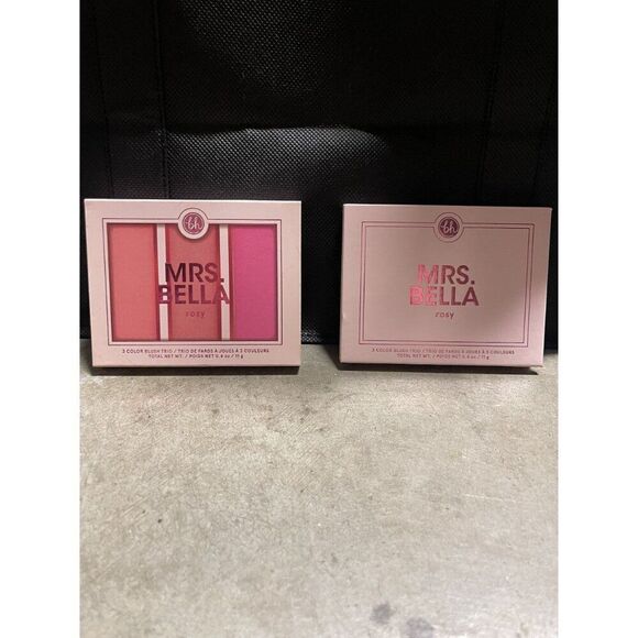 BH Cosmetics Mrs. Bella Rosy 3 Color Blush Trio, NEW - Picture 4 of 10